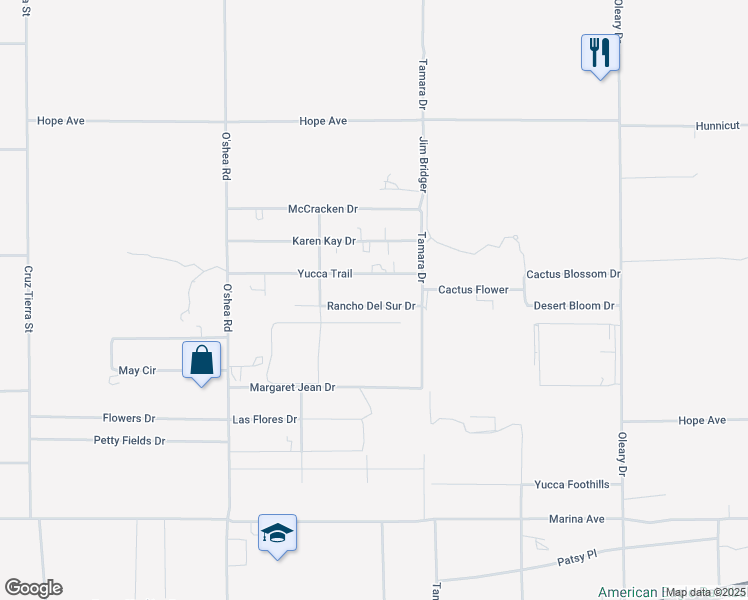 map of restaurants, bars, coffee shops, grocery stores, and more near 15049 Rancho Del Sur Drive in El Paso
