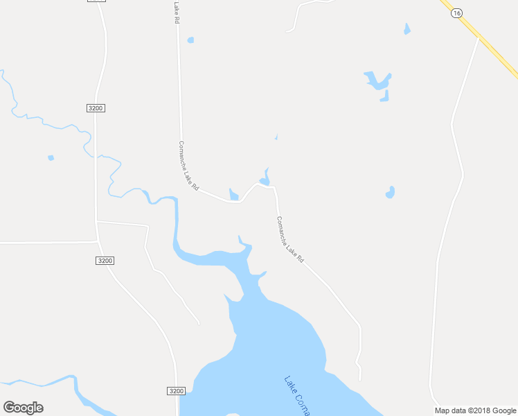 map of restaurants, bars, coffee shops, grocery stores, and more near 501 Comanche Lake Road in Comanche