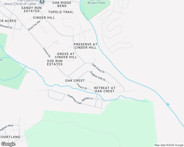 map of restaurants, bars, coffee shops, grocery stores, and more near 716 English Oak Drive in Hinesville