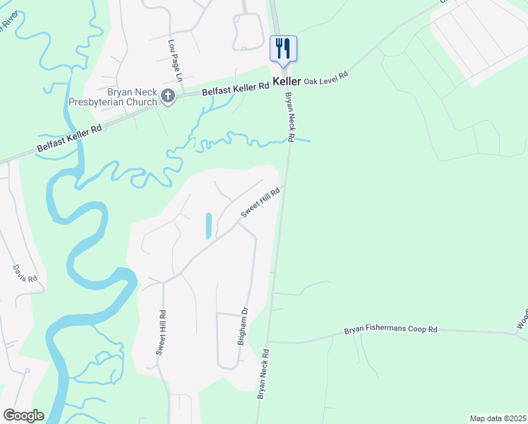 map of restaurants, bars, coffee shops, grocery stores, and more near 19012 Georgia 144 in Richmond Hill