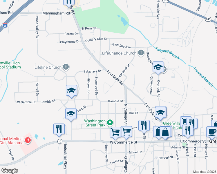 map of restaurants, bars, coffee shops, grocery stores, and more near 100-116 Sunset Dr in Greenville