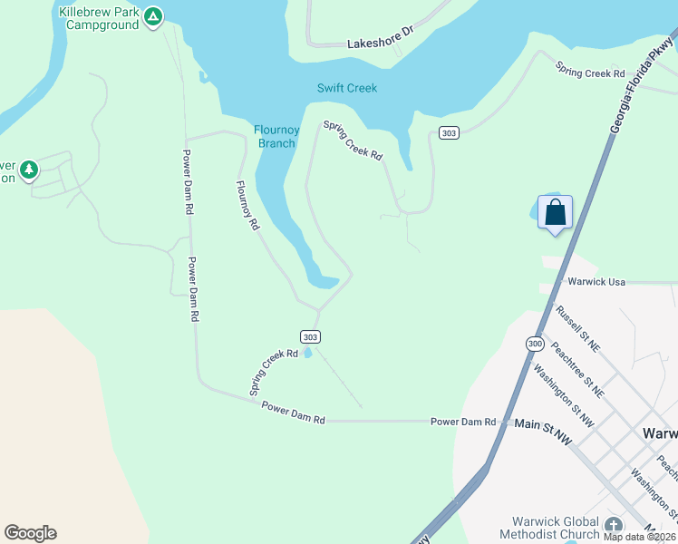 map of restaurants, bars, coffee shops, grocery stores, and more near 644 Spring Creek Road in Warwick