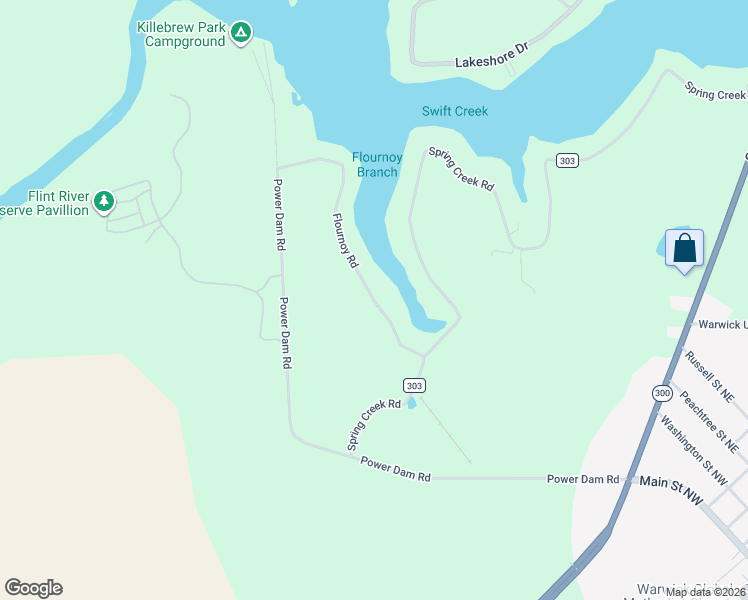 map of restaurants, bars, coffee shops, grocery stores, and more near 910 Flournoy Road in Warwick