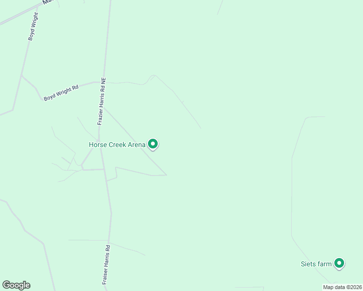 map of restaurants, bars, coffee shops, grocery stores, and more near 411 CC Lane in Ludowici