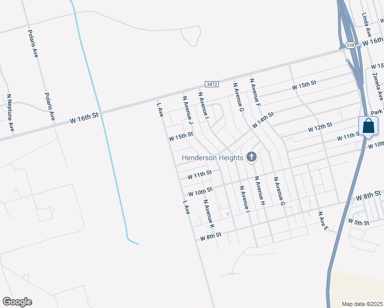 map of restaurants, bars, coffee shops, grocery stores, and more near 4336 West 14th Street in Odessa