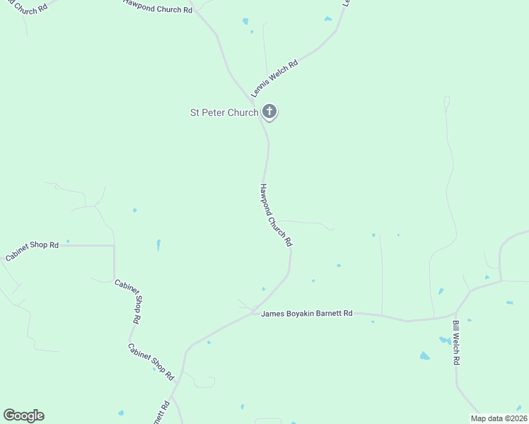 map of restaurants, bars, coffee shops, grocery stores, and more near 142 Hawpond Church Road in Magee