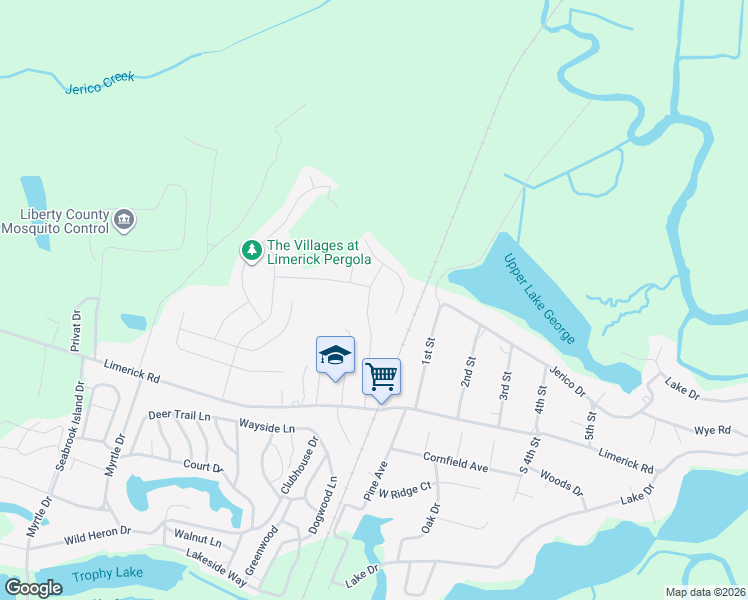 map of restaurants, bars, coffee shops, grocery stores, and more near 46 Outpost Trail in Midway