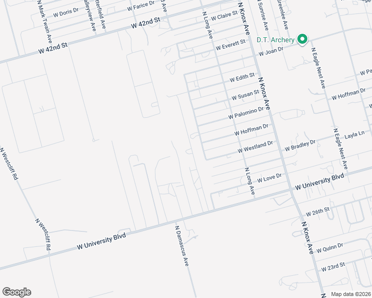 map of restaurants, bars, coffee shops, grocery stores, and more near 12380 West Love Drive in Odessa