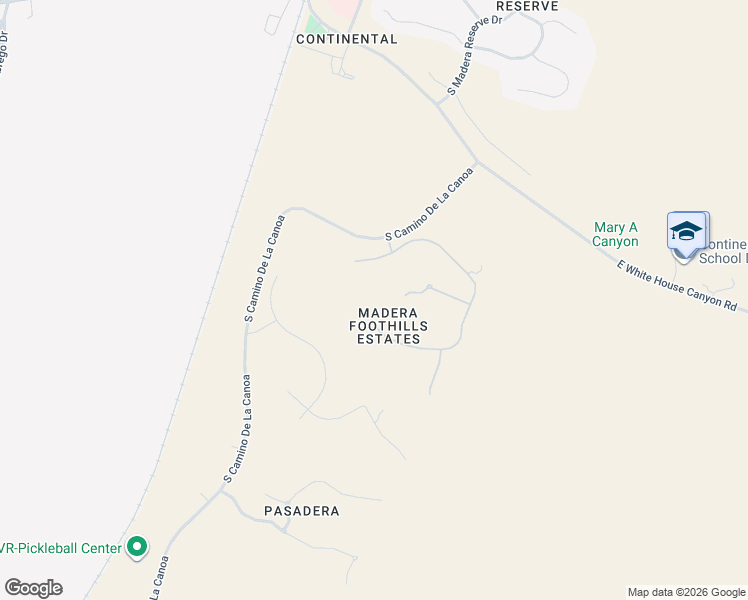 map of restaurants, bars, coffee shops, grocery stores, and more near 657 East Canyon Rock Road in Green Valley