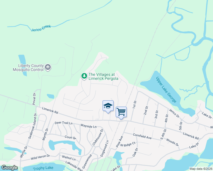 map of restaurants, bars, coffee shops, grocery stores, and more near 137 Whitaker Way in Midway