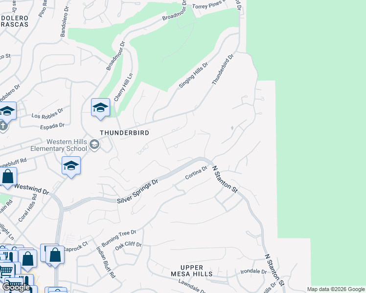 map of restaurants, bars, coffee shops, grocery stores, and more near 808 Wingfoote Road in El Paso