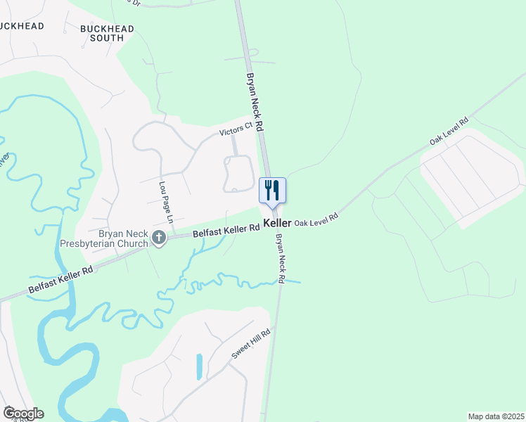 map of restaurants, bars, coffee shops, grocery stores, and more near 7527 Belfast Keller Road in Richmond Hill