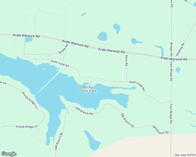 map of restaurants, bars, coffee shops, grocery stores, and more near 308 Swift Creek Road in Cordele