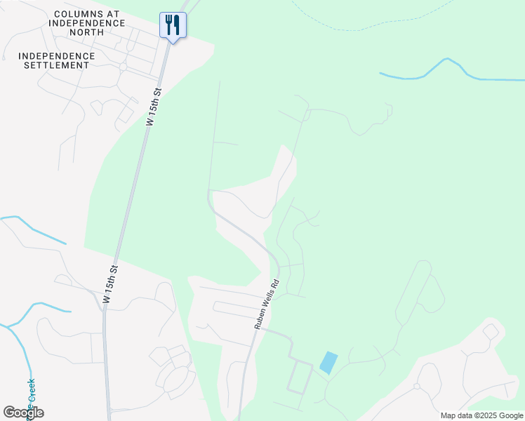map of restaurants, bars, coffee shops, grocery stores, and more near 222 J V Road in Hinesville