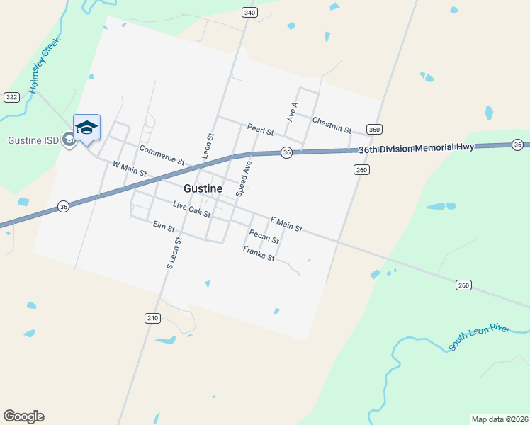 map of restaurants, bars, coffee shops, grocery stores, and more near 501 East Main Street in Gustine