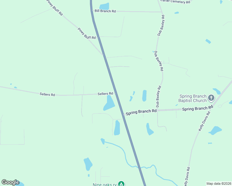 map of restaurants, bars, coffee shops, grocery stores, and more near 172 U.S. 1 in Baxley