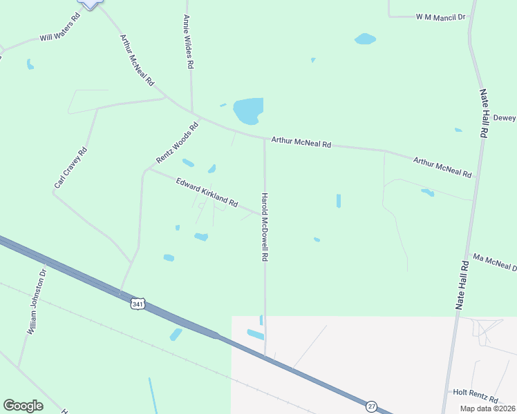 map of restaurants, bars, coffee shops, grocery stores, and more near 83 Edward Kirkland Road in Hazlehurst