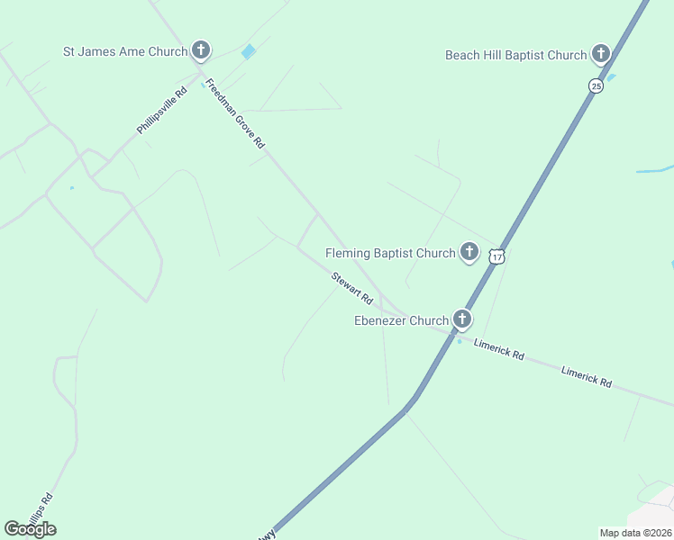 map of restaurants, bars, coffee shops, grocery stores, and more near 228 Stewart Road in Fleming