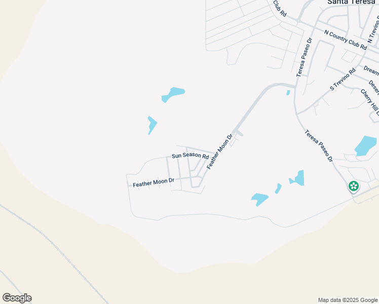 map of restaurants, bars, coffee shops, grocery stores, and more near 135 Sun Season Road in Santa Teresa