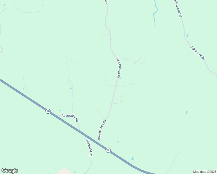 map of restaurants, bars, coffee shops, grocery stores, and more near 189 Jake Barnes Road in Mendenhall