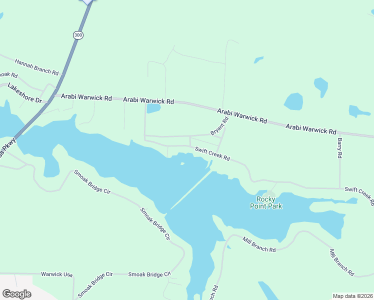 map of restaurants, bars, coffee shops, grocery stores, and more near 181 Swift Creek Road in Cordele