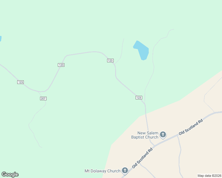 map of restaurants, bars, coffee shops, grocery stores, and more near County Road 123 in Telfair County