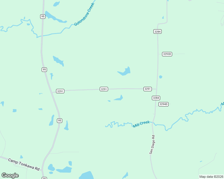 map of restaurants, bars, coffee shops, grocery stores, and more near 10613 County Road 3291 in Garrison