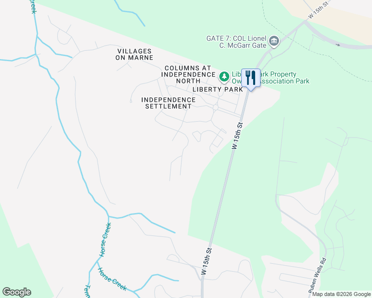map of restaurants, bars, coffee shops, grocery stores, and more near 194 Farnsworth Trail in Hinesville