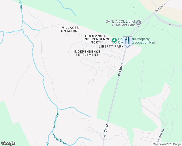 map of restaurants, bars, coffee shops, grocery stores, and more near 194 Farnsworth Trail in Hinesville