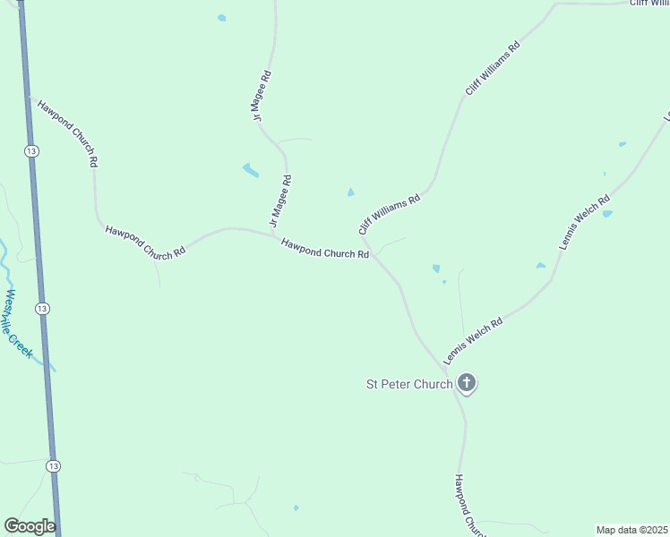 map of restaurants, bars, coffee shops, grocery stores, and more near 373 Hawpond Church Road in Magee