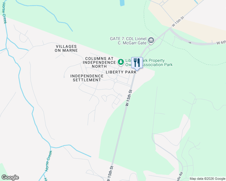 map of restaurants, bars, coffee shops, grocery stores, and more near 501 Burke Drive in Hinesville