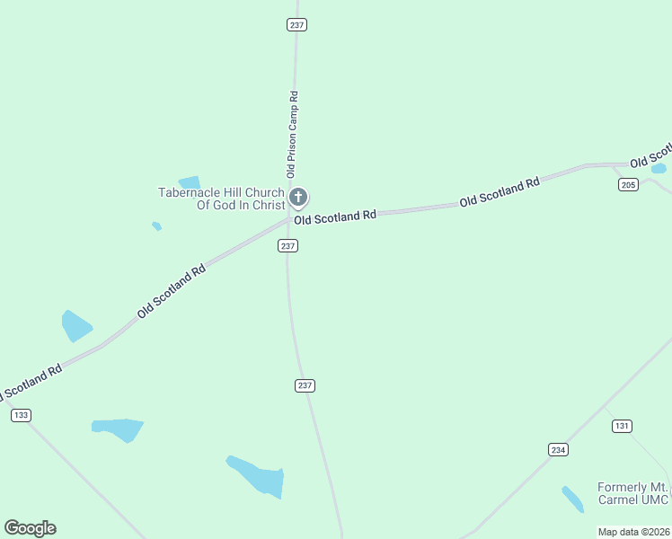 map of restaurants, bars, coffee shops, grocery stores, and more near 589 Jacksonville Scotland Road in Jacksonville