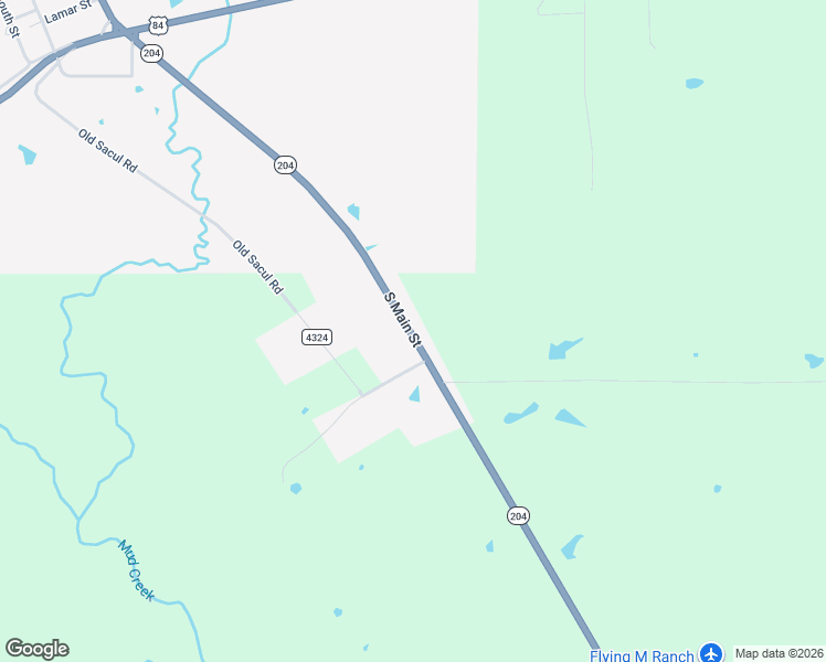 map of restaurants, bars, coffee shops, grocery stores, and more near 1065 South Main Street in Reklaw