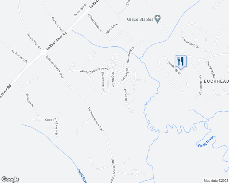 map of restaurants, bars, coffee shops, grocery stores, and more near 214 Sunbury Drive in Richmond Hill