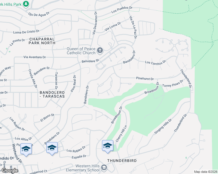 map of restaurants, bars, coffee shops, grocery stores, and more near 1026 Los Jardines Circle in El Paso