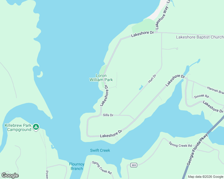 map of restaurants, bars, coffee shops, grocery stores, and more near 413-499 Lakeshore Drive in Cordele