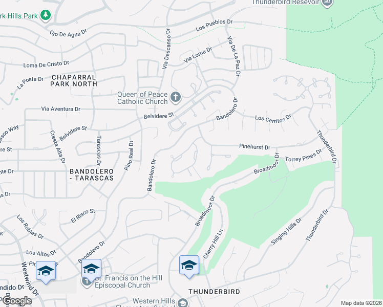 map of restaurants, bars, coffee shops, grocery stores, and more near 1026 Los Jardines Circle in El Paso