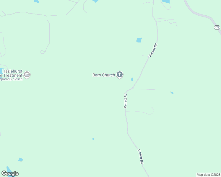 map of restaurants, bars, coffee shops, grocery stores, and more near 2028 Perrett Road in Hazlehurst