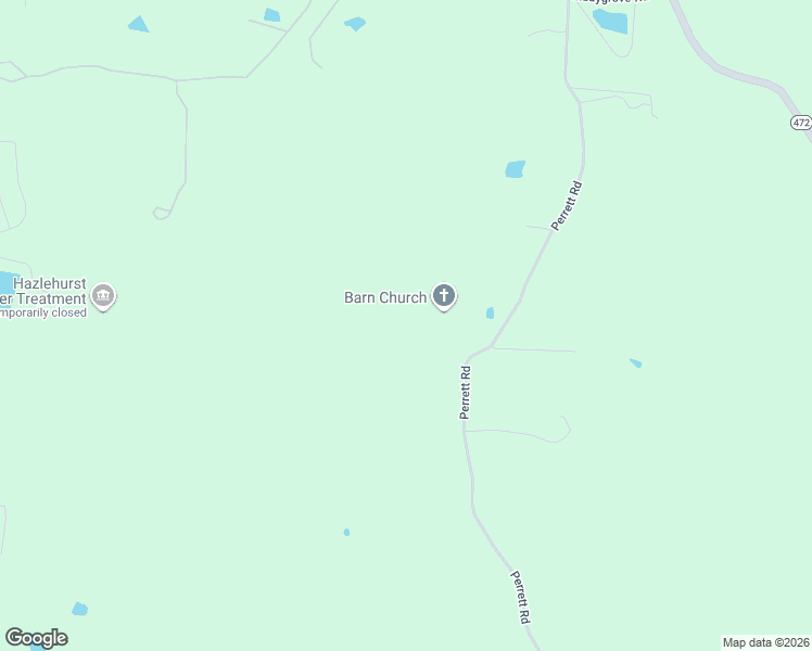 map of restaurants, bars, coffee shops, grocery stores, and more near 2028 Perrett Road in Hazlehurst