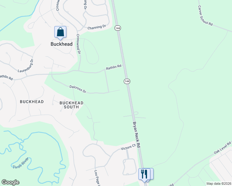 map of restaurants, bars, coffee shops, grocery stores, and more near 590 Dalcross Drive in Richmond Hill