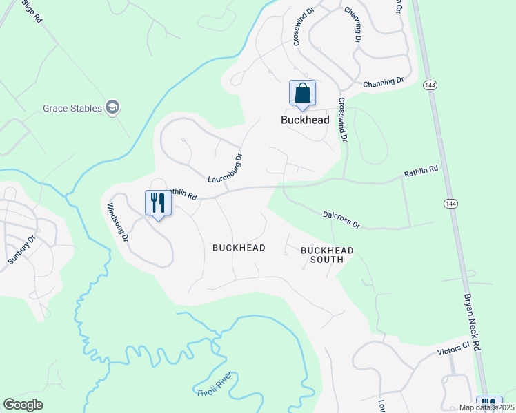 map of restaurants, bars, coffee shops, grocery stores, and more near 168 Tralee Court in Richmond Hill