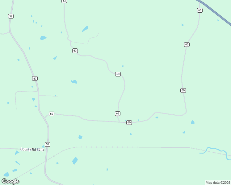 map of restaurants, bars, coffee shops, grocery stores, and more near 1506 County Road 63 in Magee