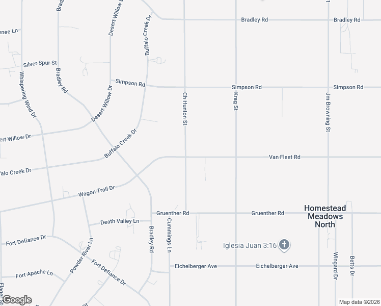 map of restaurants, bars, coffee shops, grocery stores, and more near 14401 Van Fleet Road in El Paso