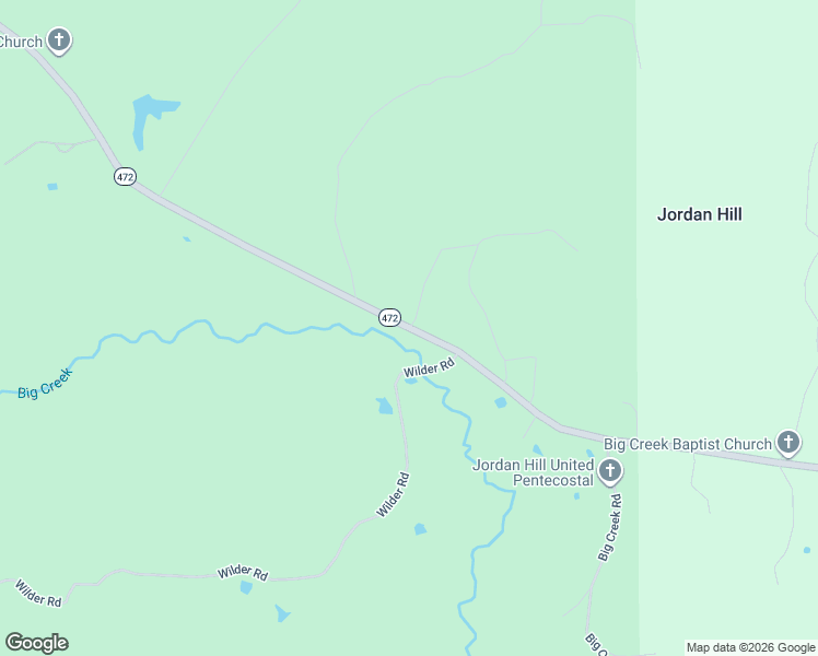 map of restaurants, bars, coffee shops, grocery stores, and more near Louisiana 472 in Winnfield