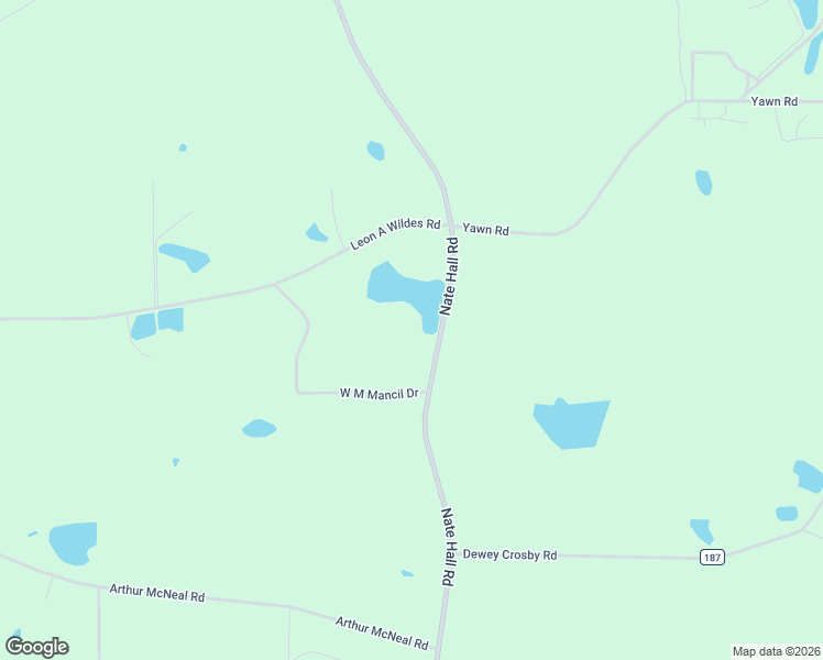 map of restaurants, bars, coffee shops, grocery stores, and more near 347 Hammond Powell Road in Hazlehurst