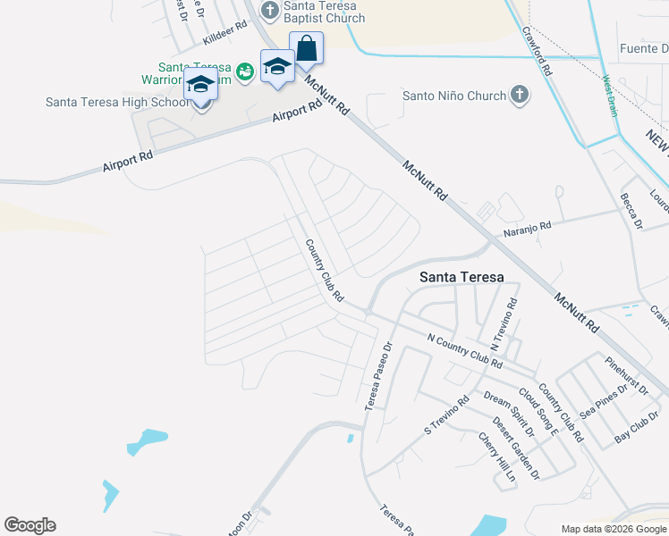 map of restaurants, bars, coffee shops, grocery stores, and more near in Santa Teresa