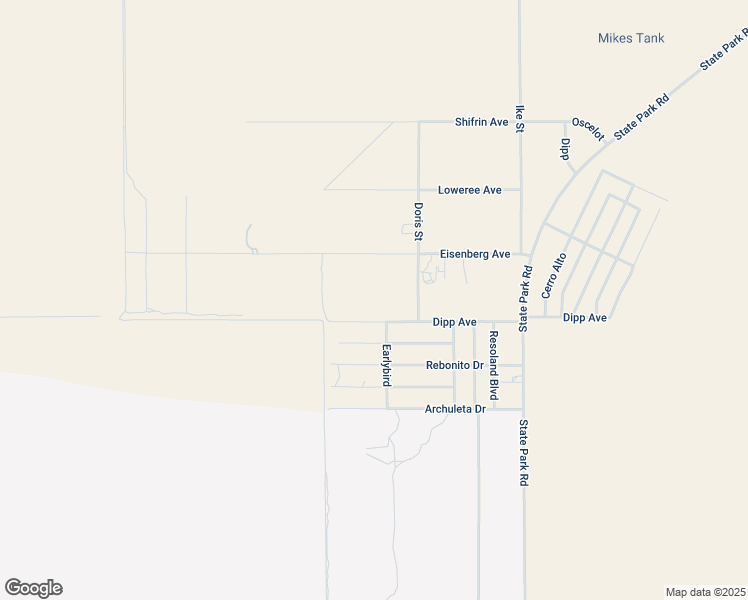 map of restaurants, bars, coffee shops, grocery stores, and more near 16961 Dipp Avenue in El Paso