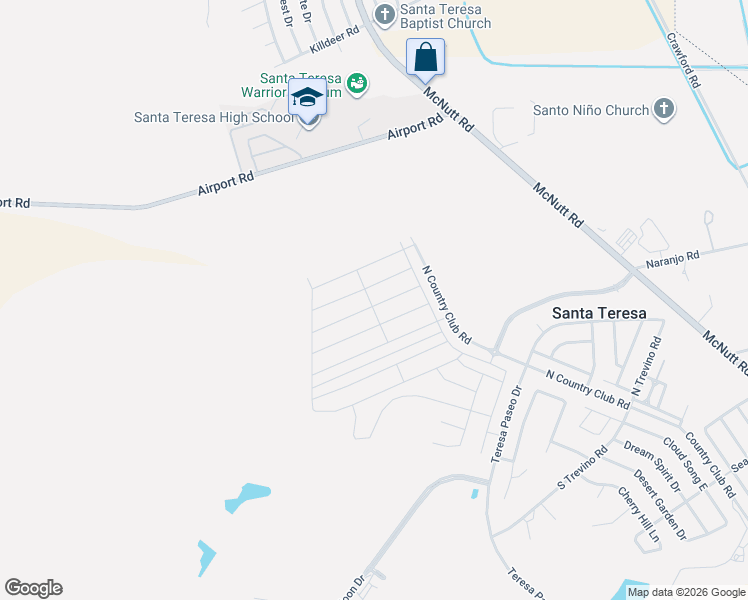 map of restaurants, bars, coffee shops, grocery stores, and more near 237 Frances Street in Santa Teresa