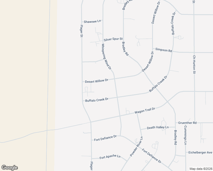 map of restaurants, bars, coffee shops, grocery stores, and more near 5174 Desert Willow Drive in El Paso