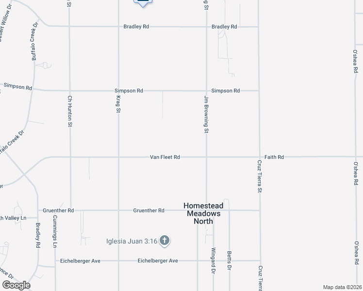 map of restaurants, bars, coffee shops, grocery stores, and more near 14648 Van Fleet Road in El Paso